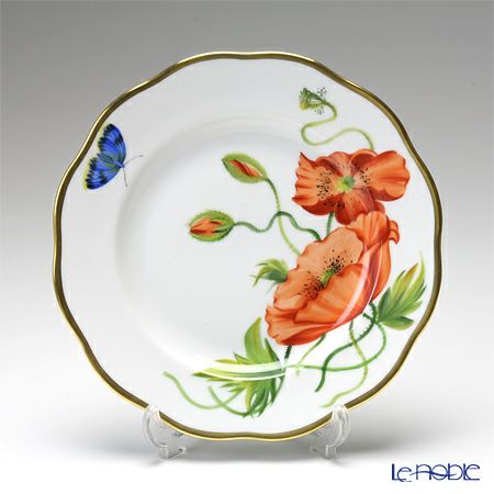ヘレンド フローレスアグレスト FLA-PO 20518-0-00 プレート 19cm（ポピー）