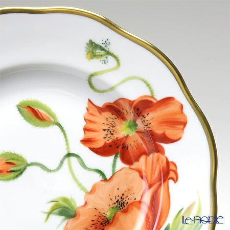 ヘレンド フローレスアグレスト FLA-PO 20518-0-00 プレート 19cm（ポピー）