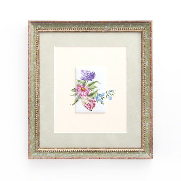 ヘレンド ウィーンの追想 HMV 08198-0-00 陶板 6.5×4.5cm