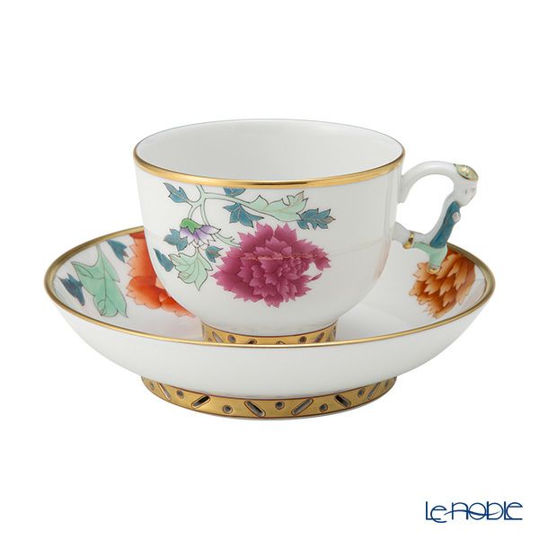 ヘレンド シノワズリ（中国趣味）ピヴォワンヌ PVR 03364-0-21 マンダリン ラージカップ＆ソーサー