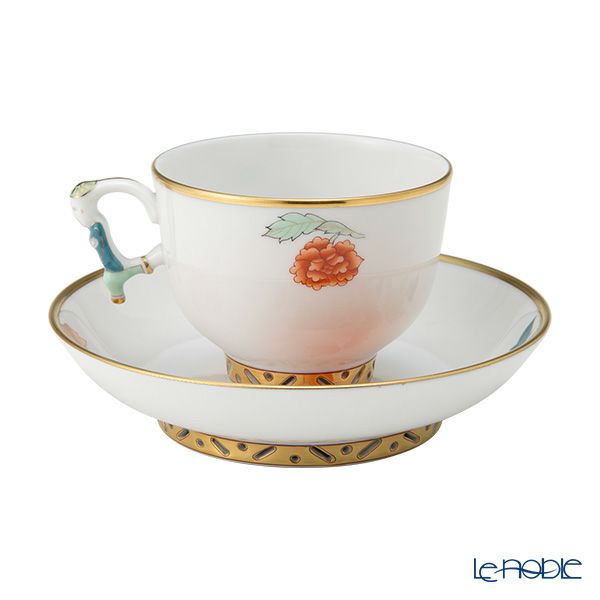 ヘレンド シノワズリ（中国趣味）ピヴォワンヌ PVR 03364-0-21 マンダリン ラージカップ＆ソーサー