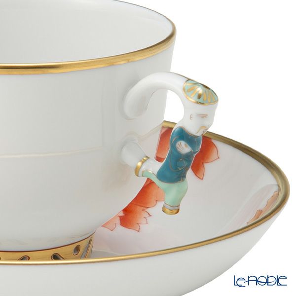 ヘレンド シノワズリ（中国趣味）ピヴォワンヌ PVR 03364-0-21 マンダリン ラージカップ＆ソーサー