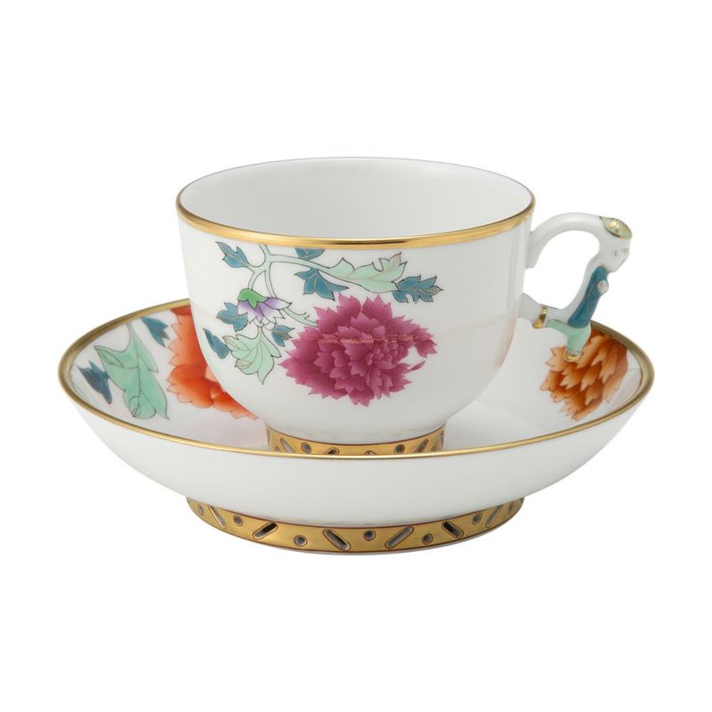 ヘレンド シノワズリ（中国趣味）ピヴォワンヌ PVR 03364-0-21 マンダリン ラージカップ＆ソーサー