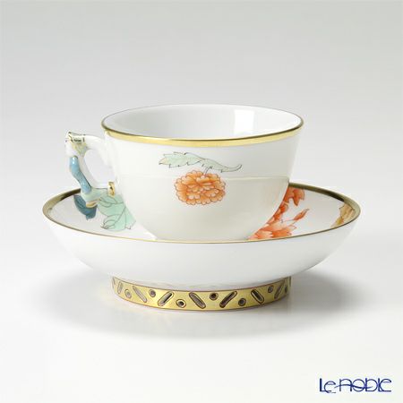 ヘレンド シノワズリ（中国趣味） ピヴォワンヌ PVR 03371-0-21 マンダリン スモールカップ＆ソーサー