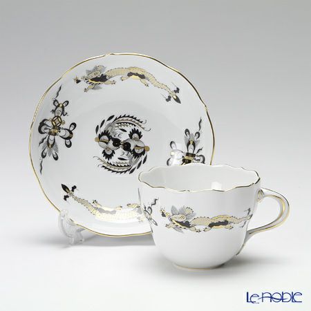 マイセン（Meissen） ドラゴン ブラック 320010／00582 コーヒーカップ＆ソーサー 200ml