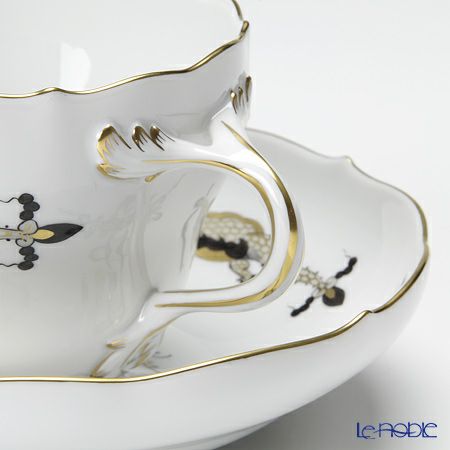 マイセン（Meissen） ドラゴン ブラック 320010／00582 コーヒーカップ＆ソーサー 200ml