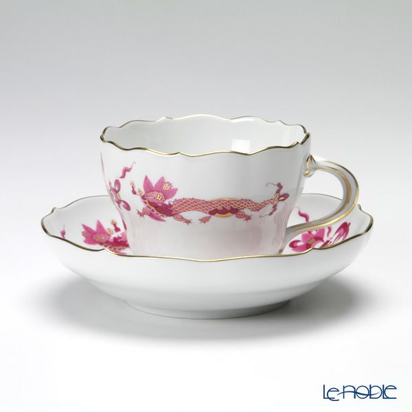 マイセン（Meissen） ドラゴン ピンク 320410／00582 コーヒーカップ＆ソーサー 200ml