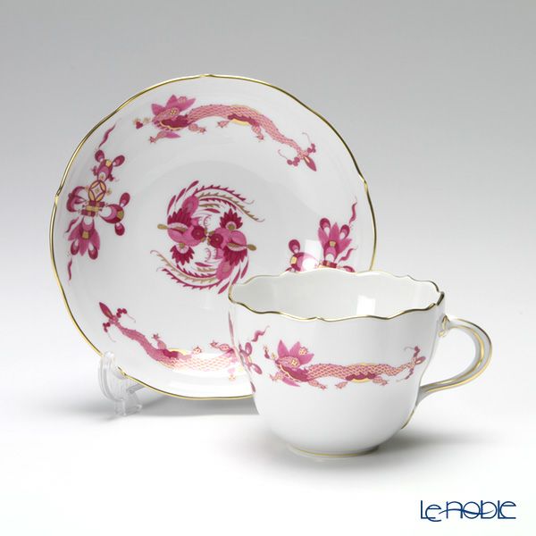 マイセン（Meissen） ドラゴン ピンク 320410／00582 コーヒーカップ＆ソーサー 200ml