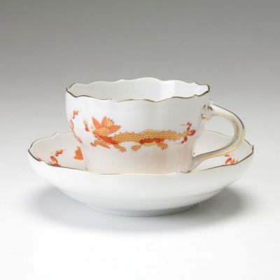 マイセン（Meissen） ドラゴン オレンジ 0320510／00582 コーヒー