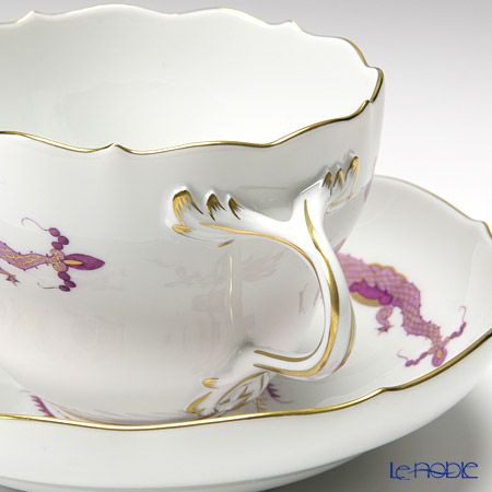 マイセン（Meissen） ドラゴン パープル 320710／00582 コーヒーカップ＆ソーサー 200ml