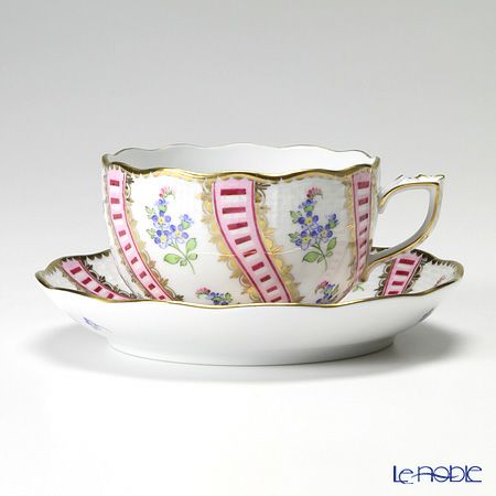 ヘレンド 忘れな草 ピンク MYTP 00724-0-00 ティーカップ＆ソーサー 200ml