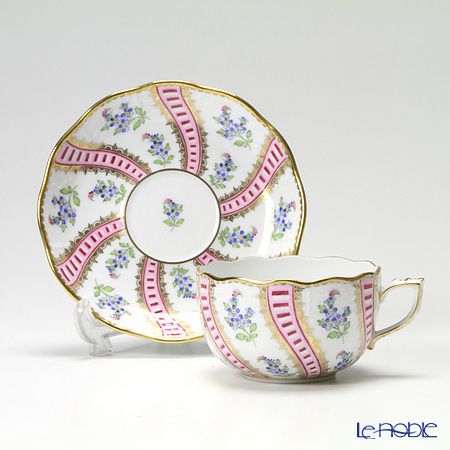 ヘレンド 忘れな草 ピンク MYTP 00724-0-00 ティーカップ＆ソーサー 200ml