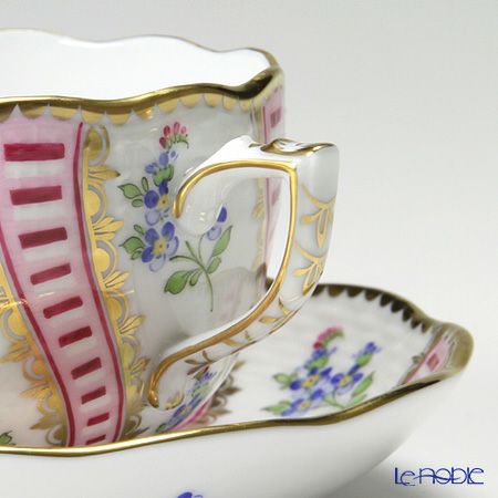 ヘレンド 忘れな草 ピンク MYTP 00724-0-00 ティーカップ＆ソーサー 200ml