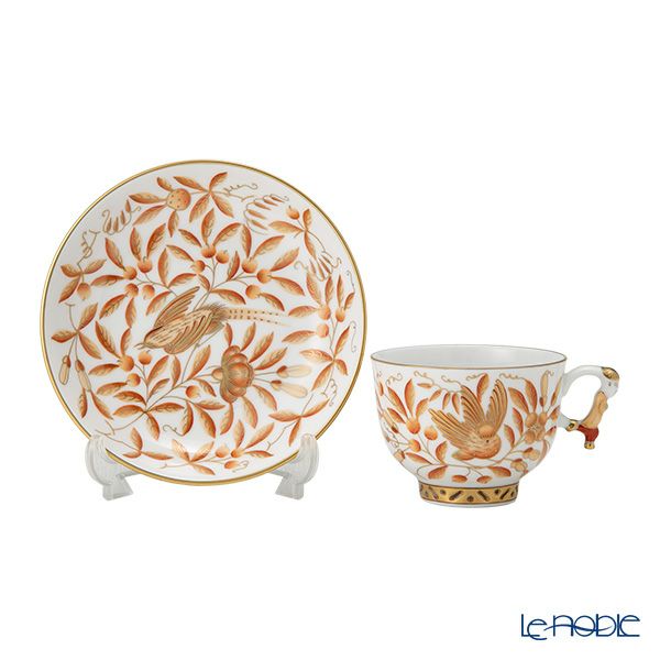 ヘレンド シノワズリ（中国趣味）東方の楽園 ZOA 03364-0-21 マンダリン ラージカップ＆ソーサー