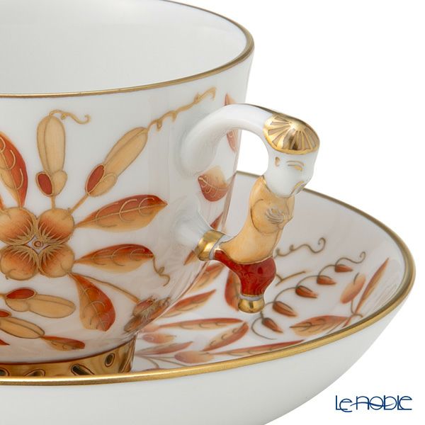 ヘレンド シノワズリ（中国趣味）東方の楽園 ZOA 03364-0-21 マンダリン ラージカップ＆ソーサー