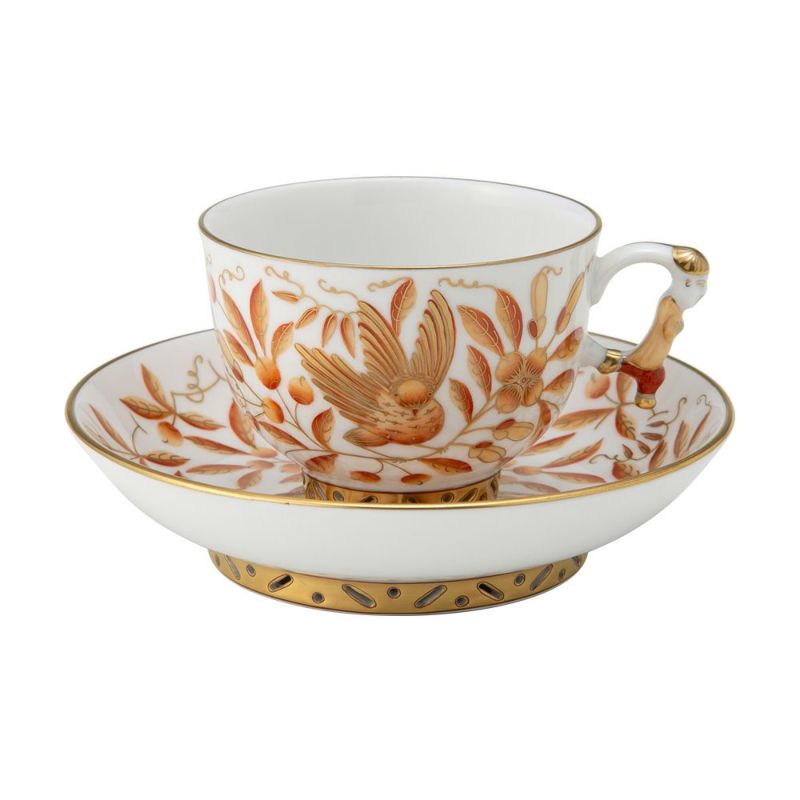 ヘレンド シノワズリ（中国趣味）東方の楽園 ZOA 03364-0-21 マンダリン ラージカップ＆ソーサー
