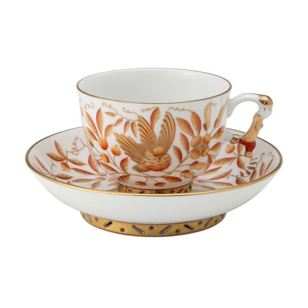 ヘレンド シノワズリ（中国趣味）東方の楽園 ZOA 03364-0-21 マンダリン ラージカップ＆ソーサー