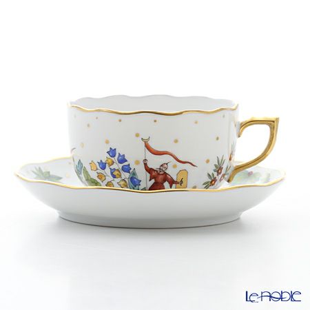 ヘレンド フォラン ド オリエント 20724-0-00 ティーカップ＆ソーサー 200ml