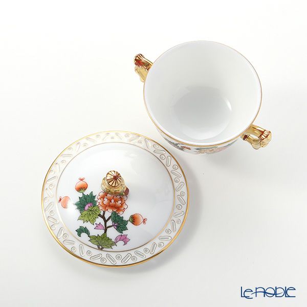 ヘレンド シノワズリ（中国趣味） 瑞鳥 GRUE・03355-0-21 シュガーポット（マンダリン） 100ml