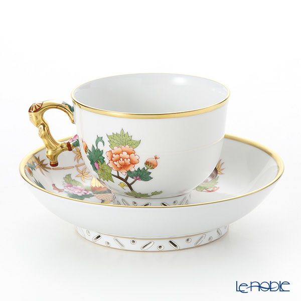 ヘレンド シノワズリ（中国趣味）GRUE 03364-0-21 マンダリン ラージカップ＆ソーサー