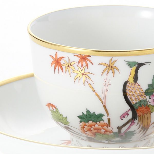 ヘレンド シノワズリ（中国趣味）GRUE 03364-0-21 マンダリン ラージカップ＆ソーサー