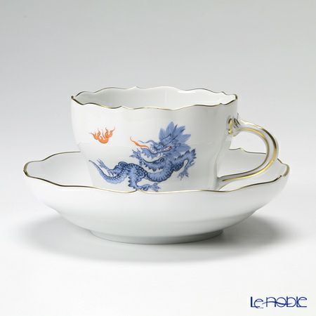マイセン（Meissen） ドラゴン ライトブルー 332210／00582 コーヒーカップ＆ソーサー 200ml