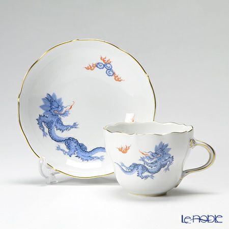 マイセン（Meissen） ドラゴン ライトブルー 332210／00582 コーヒーカップ＆ソーサー 200ml