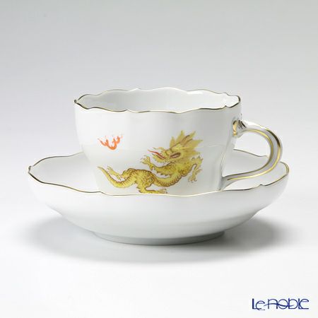 マイセン（Meissen） ドラゴン イエロー 332610／00582 コーヒーカップ＆ソーサー 200ml