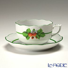 ヘレンド ベリーアラカルト BAC-1（ストロベリー） 00724-0-00 ティーカップ＆ソーサー 200ml