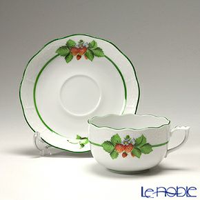 ヘレンド ベリーアラカルト BAC-1（ストロベリー） 00724-0-00 ティーカップ＆ソーサー 200ml