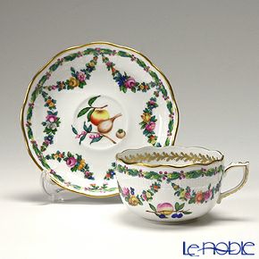 ヘレンド ヴィエナ風果実 00724-0-00 ティーカップ＆ソーサー 200ml