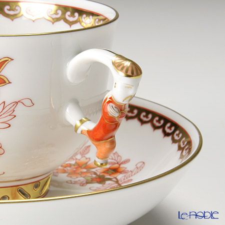 ヘレンド シノワズリ（中国趣味）トゥング TUNG 03364-0-21 マンダリン ラージカップ＆ソーサー