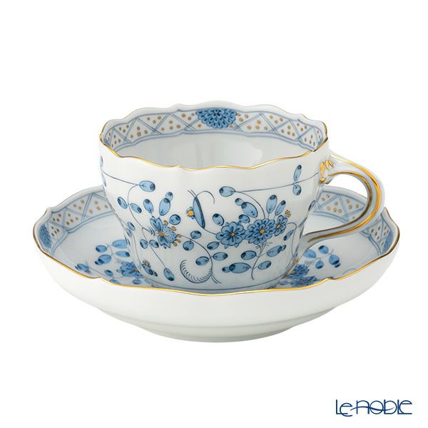 マイセン（Meissen） インドの華 ブルー 343210／00582 コーヒーカップ＆ソーサー 200ml