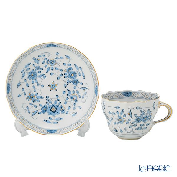 マイセン（Meissen） インドの華 ブルー 343210／00582 コーヒーカップ＆ソーサー 200ml
