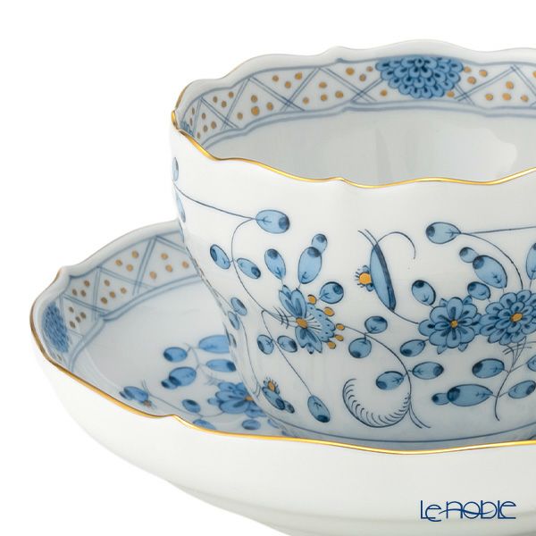 マイセン（Meissen） インドの華 ブルー 343210／00582 コーヒーカップ＆ソーサー 200ml