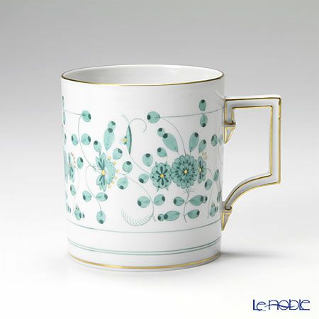 マイセン（Meissen） インドの華 グリーン 343310／55810 マグ 240ml