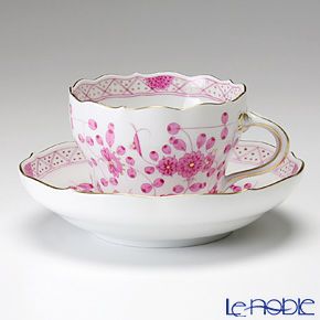 マイセン（Meissen） インドの華 ピンク 343410／00582 コーヒーカップ＆ソーサー 200ml