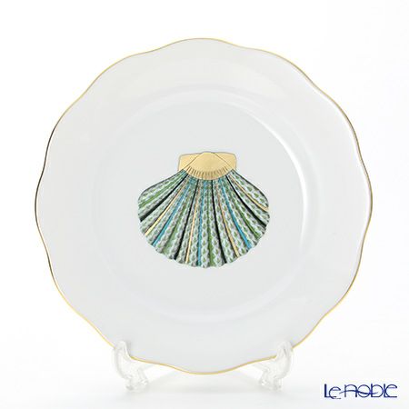 ヘレンド マリンライフ MEVHS2 20517-0-00 プレート 19cm グリーン