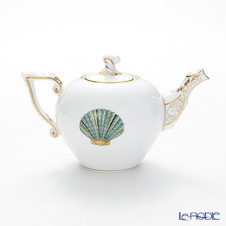 ヘレンド マリンライフ MEVHS2 20608-0-06 ティーポット（ツイスト） 400ml グリーン