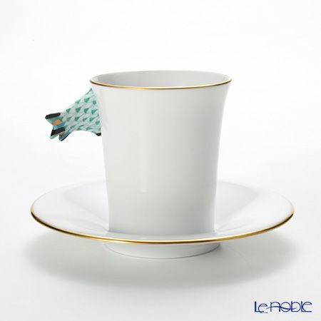 ヘレンド QH Collection QH-VHV 04913-0-00 モカカップ＆ソーサー 無地