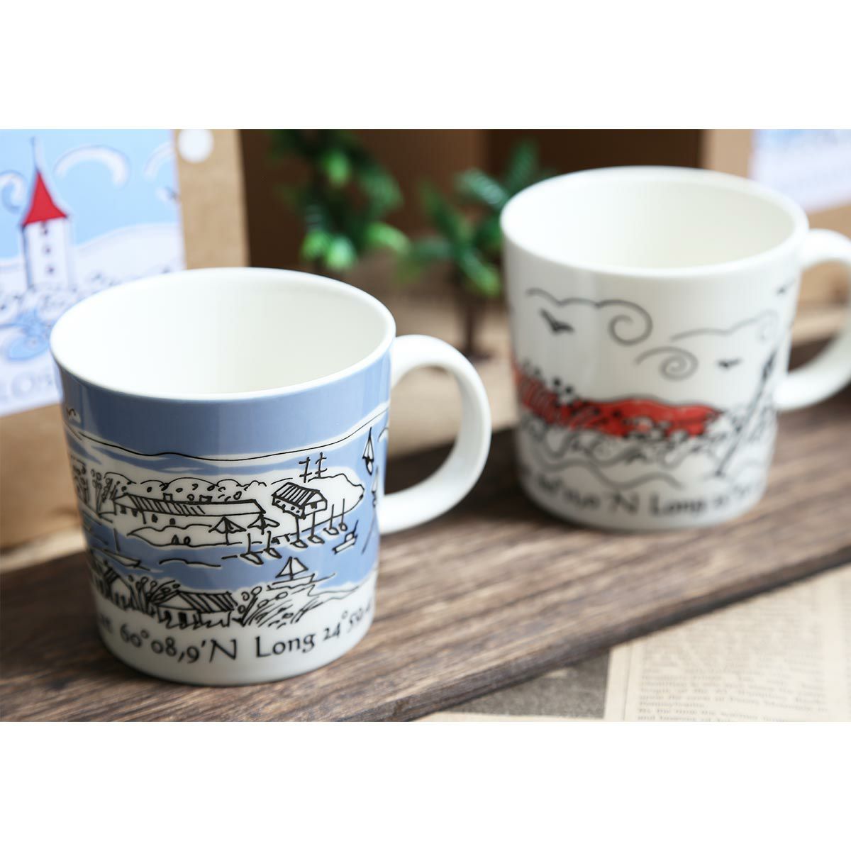 アラビア（ARABIA） 灯台マグ 300ml Suomenlinna スオメンリンナ（Blue）