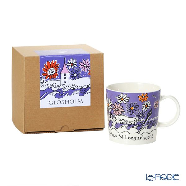 アラビア（ARABIA） 灯台マグ 300ml Glosholm グロスホルム オータム（Purple）2019