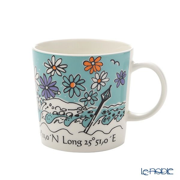 アラビア（ARABIA） 灯台マグ 300ml Glosholm グロスホルム スプリングデイ（ミント）