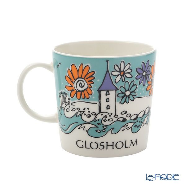 アラビア（ARABIA） 灯台マグ 300ml Glosholm グロスホルム スプリングデイ（ミント）