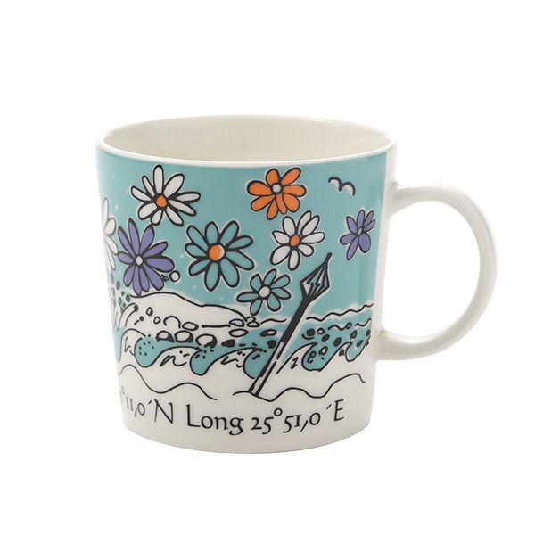 アラビア（ARABIA） 灯台マグ 300ml Glosholm グロスホルム スプリングデイ（ミント）