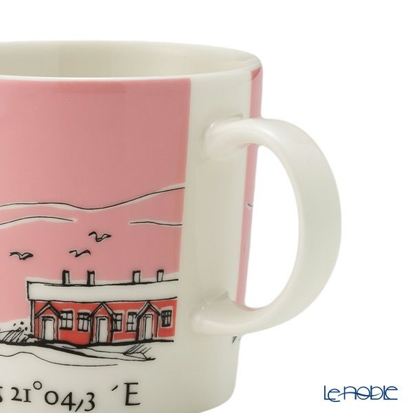 アラビア（ARABIA） 灯台マグ 300ml Valassaaret バラスサーレット（ピンク）