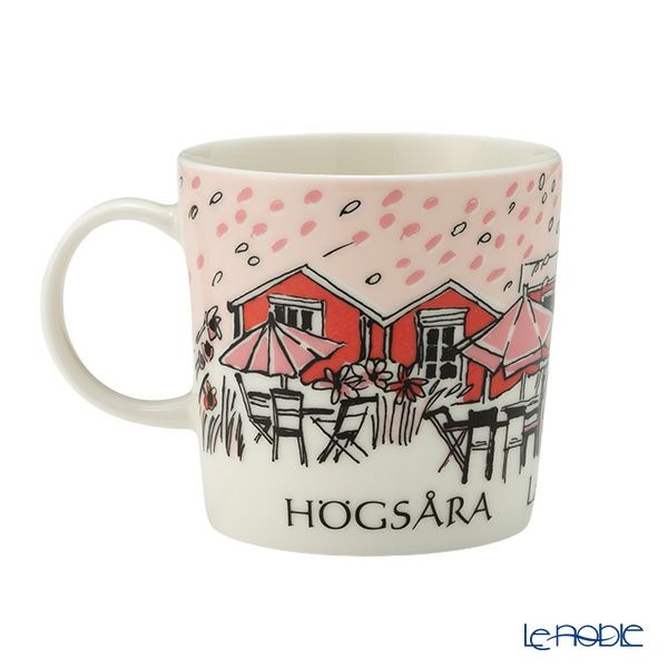 アラビア（ARABIA） 灯台マグ 300ml Hogsara ホグサラ（ピンク）