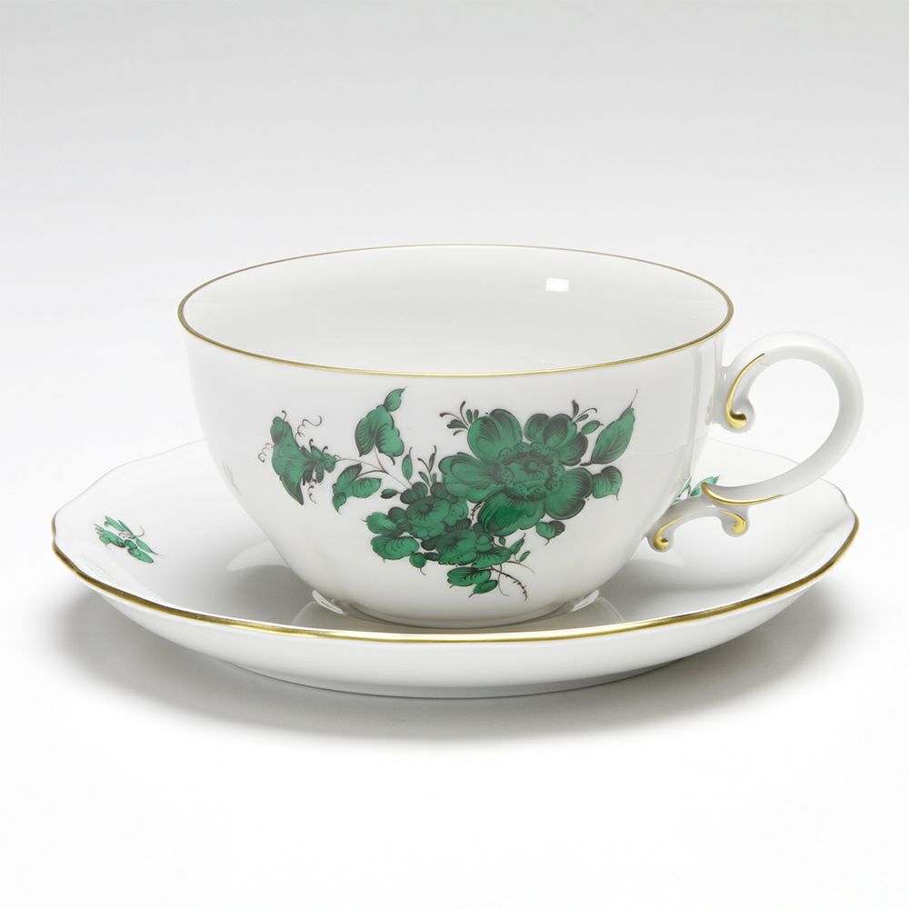 アウガルテン（AUGARTEN） マリアテレジア（5098C） 野バラ ティーカップ＆ソーサー 250ml（062）