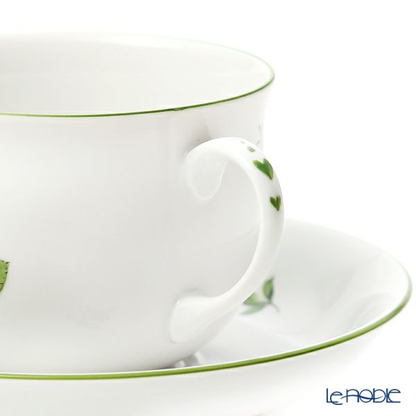 アウガルテン（AUGARTEN） ウィンナーフラワー（5089C） 野バラ ピンク コーヒーカップ＆ソーサー 200ml （001シューベルトシェイプ）