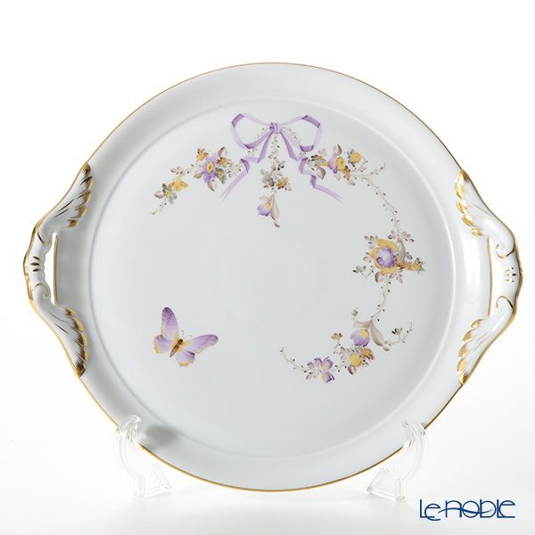 ヘレンド エデン EDEN 02315-0-00 ケーキプレート（両手付） 28.5cm